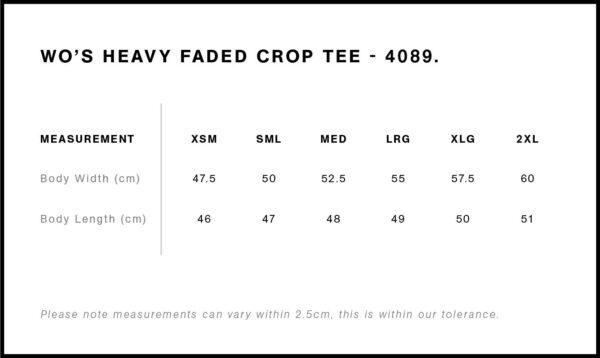 Commando Heavy Crop Tee - Image 5